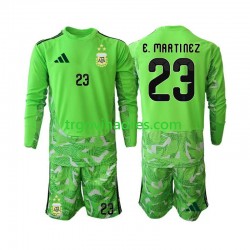 Dječji Treći Golmanski Dres Argentina Emiliano Martinez 23 World Cup 2026 s Dugim Rukavima