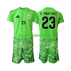 Dječji Treći Golmanski Dres Argentina Emiliano Martinez 23 World Cup 2026 s Kratkih Rukava