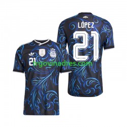 Muški Gostujući Dres Argentina Jose Manuel Lopez 21 World Cup 2026 s Kratkih Rukava