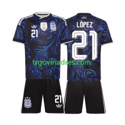 Dječji Gostujući Dres Argentina Jose Manuel Lopez 21 World Cup 2026 s Kratkih Rukava