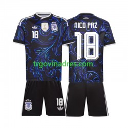 Dječji Gostujući Dres Argentina Nico Paz 18 World Cup 2026 s Kratkih Rukava