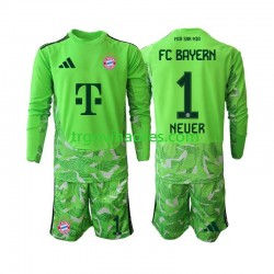 Dječji Domaći Golmanski Dres FC Bayern München Manuel Neuer 1 2026-2027 s Dugim Rukavima