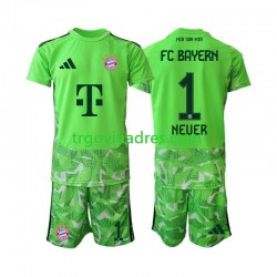 Dječji Domaći Golmanski Dres FC Bayern München Manuel Neuer 1 2026-2027 s Kratkih Rukava