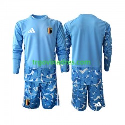Dječji Domaći Golmanski Dres Belgija World Cup 2026 s Dugim Rukavima