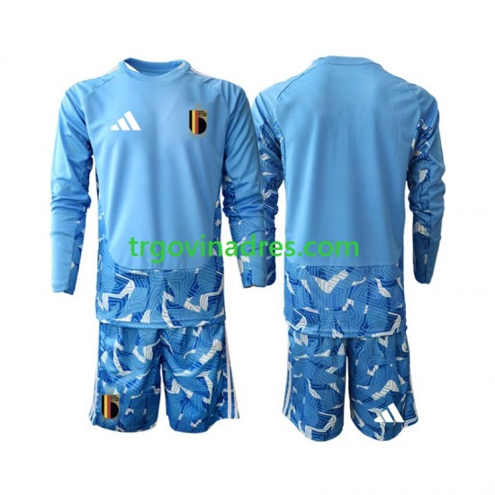 Dječji Domaći Golmanski Dres Belgija World Cup 2026 s Dugim Rukavima