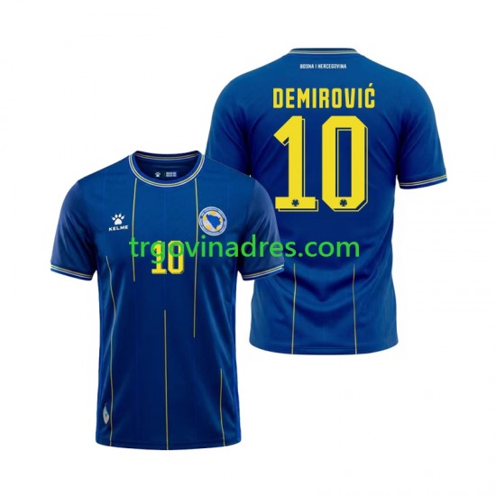 Muški Domaći Dres Bosna i Hercegovina Ermedin Demirovic 10 World Cup 2026 s Kratkih Rukava