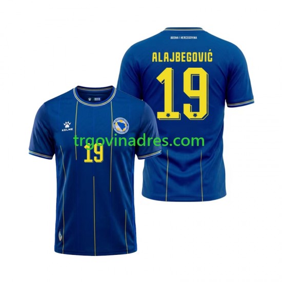 Muški Domaći Dres Bosna i Hercegovina Kerim Alajbegovic 19 World Cup 2026 s Kratkih Rukava