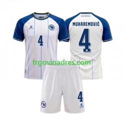 Dječji Gostujući Dres Bosna i Hercegovina Tarik Muharemovic 4 World Cup 2026 s Kratkih Rukava