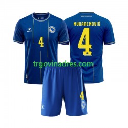 Dječji Domaći Dres Bosna i Hercegovina Tarik Muharemovic 4 World Cup 2026 s Kratkih Rukava