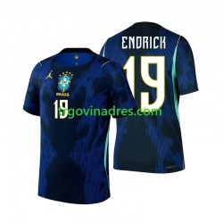 Muški Gostujući Dres Brazil Endrick 19 World Cup 2026 s Kratkih Rukava