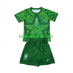 Dječji Gostujući Golmanski Dres Brazil World Cup 2026 s Kratkih Rukava