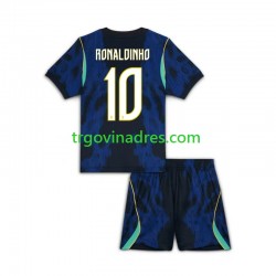 Dječji Gostujući Dres Brazil Ronaldinho 10 World Cup 2026 s Kratkih Rukava