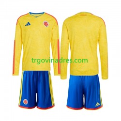 Dječji Domaći Dres Kolumbija World Cup 2026 s Dugim Rukavima