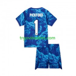 Dječji Treći Golmanski Dres Engleska Jordan Pickford 1 World Cup 2026 s Kratkih Rukava