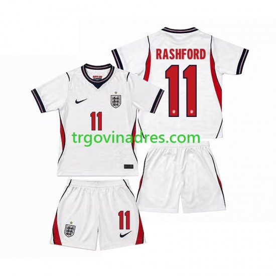 Dječji Domaći Dres Engleska Marcus Rashford 11 World Cup 2026 s Kratkih Rukava