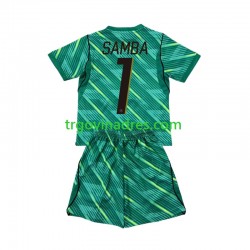 Dječji Treći Golmanski Dres Francuska Brice Samba 1 World Cup 2026 s Kratkih Rukava