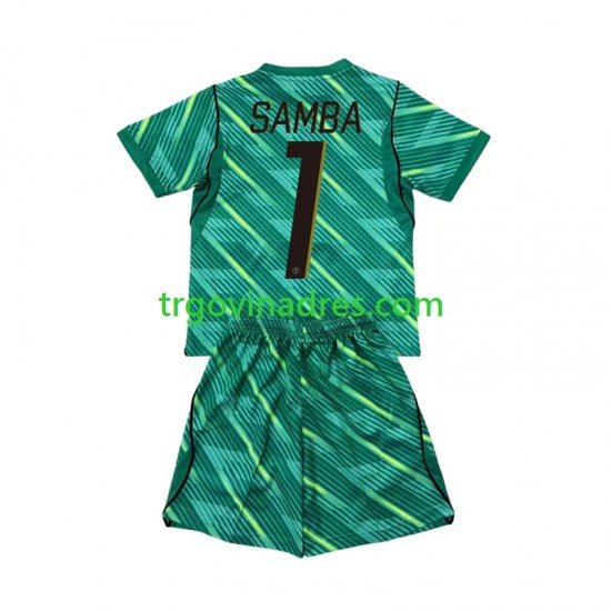 Dječji Treći Golmanski Dres Francuska Brice Samba 1 World Cup 2026 s Kratkih Rukava