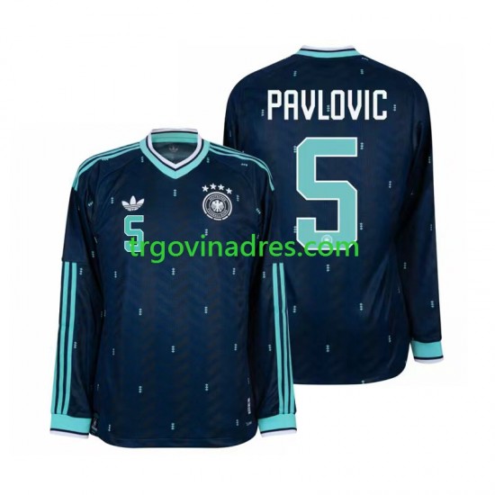 Muški Gostujući Dres Njemačka Aleksandar Pavlovic 5 World Cup 2026 s Dugim Rukavima