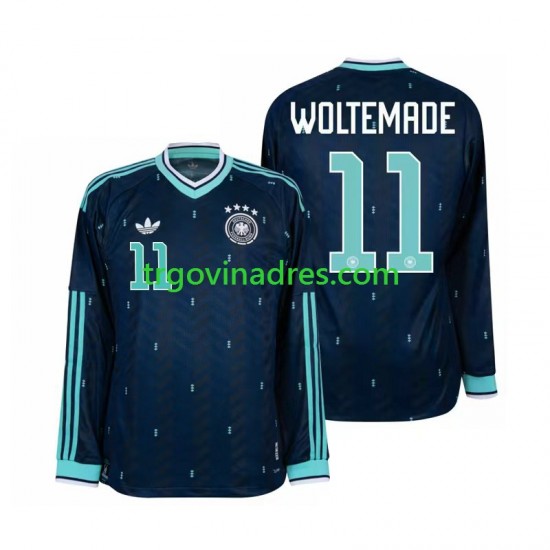 Muški Gostujući Dres Njemačka Nick Woltemade 11 World Cup 2026 s Dugim Rukavima
