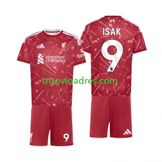 Dječji Domaći Dres Liverpool Alexander Isak 9 2026-2027 s Kratkih Rukava