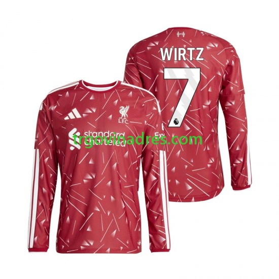 Muški Domaći Dres Liverpool Florian Wirtz 7 2026-2027 s Dugim Rukavima