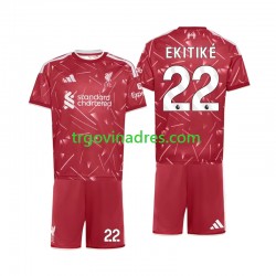 Dječji Domaći Dres Liverpool Hugo Ekitike 22 2026-2027 s Kratkih Rukava