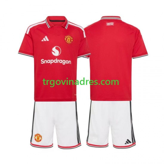 Dječji Domaći Dres Manchester United 2026-2027 s Kratkih Rukava