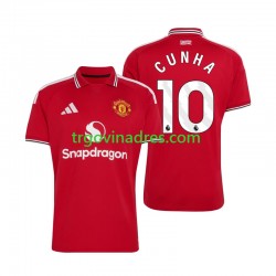 Muški Domaći Dres Manchester United Matheus Cunha 10 2026-2027 s Kratkih Rukava