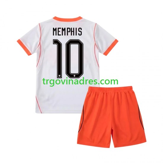 Dječji Gostujući Dres Nizozemska Memphis Depay 10 World Cup 2026 s Kratkih Rukava