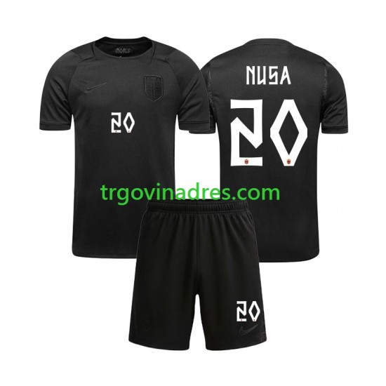 Dječji Gostujući Dres Norveška Antonio NUSA 20 World Cup 2026 s Kratkih Rukava
