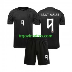 Dječji Gostujući Dres Norveška Braut Haaland 9 World Cup 2026 s Kratkih Rukava
