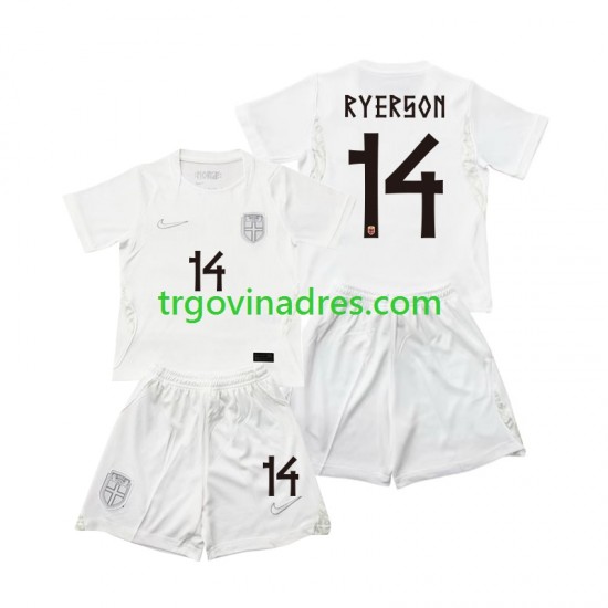 Dječji Treći Dres Norveška Julian Ryerson 14 World Cup 2026 s Kratkih Rukava