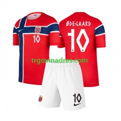 Dječji Domaći Dres Norveška Martin Odegaard 10 World Cup 2026 s Kratkih Rukava