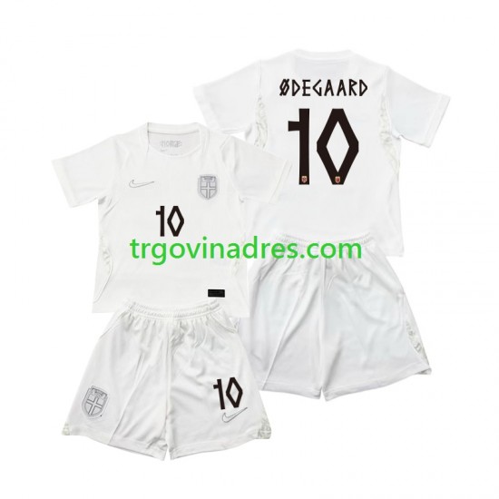 Dječji Treći Dres Norveška Martin Odegaard 10 World Cup 2026 s Kratkih Rukava
