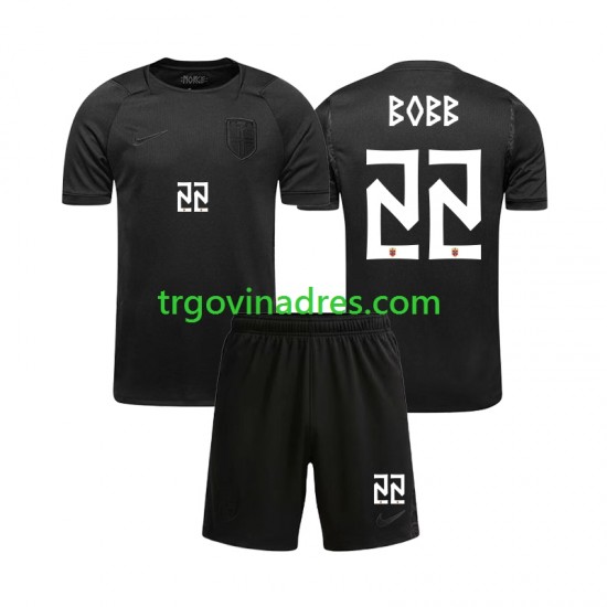 Dječji Gostujući Dres Norveška Oscar Bobb 22 World Cup 2026 s Kratkih Rukava