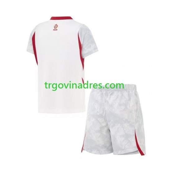 Dječji Domaći Dres Poljska World Cup 2026 s Kratkih Rukava