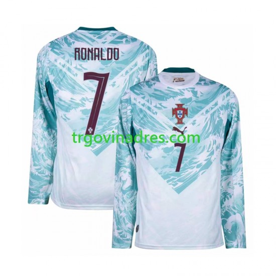 Muški Gostujući Dres Portugal Cristiano Ronaldo 7 World Cup 2026 s Dugim Rukavima
