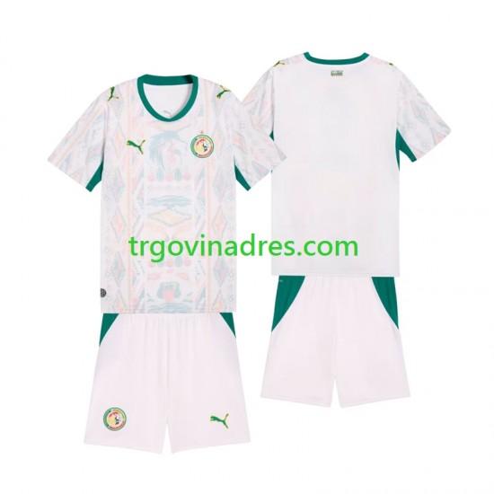 Dječji Domaći Dres Senegal 2026 2027 s Kratkih Rukava