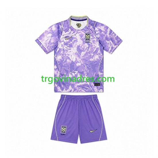 Dječji Gostujući Dres Južna Koreja World Cup 2026 s Kratkih Rukava
