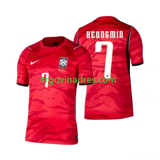 Muški Domaći Dres Južna Koreja Son Heung-min 7 World Cup 2026 s Kratkih Rukava