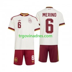 Dječji Gostujući Dres Španjolska Mikel Merino 6 World Cup 2026 s Kratkih Rukava