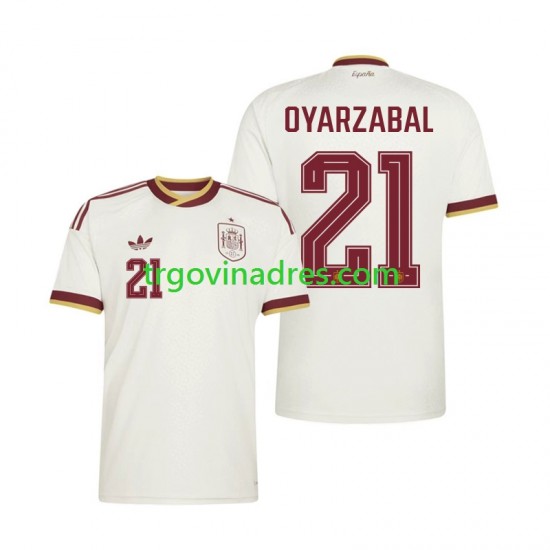 Muški Gostujući Dres Španjolska Mikel Oyarzabal 21 World Cup 2026 s Kratkih Rukava