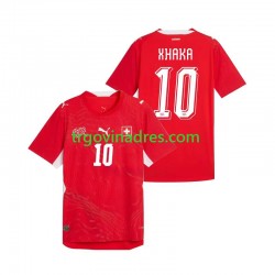 Muški Domaći Dres Švicarska Granit Xhaka 10 World Cup 2026 s Kratkih Rukava