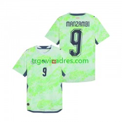 Muški Gostujući Dres Švicarska Johan Manzambi 9 World Cup 2026 s Kratkih Rukava