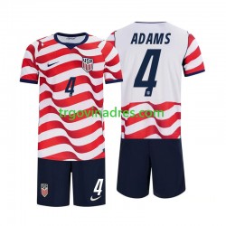 Dječji Domaći Dres SAD Tyler Adams 4 World Cup 2026 s Kratkih Rukava