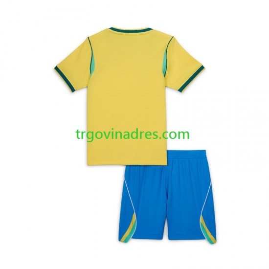 Dječji Domaći Dres Brazil World Cup 2026 s Kratkih Rukava