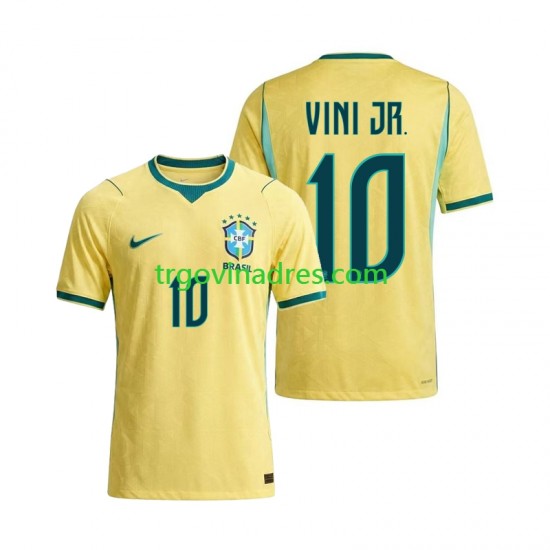 Muški Domaći Dres Brazil Vinicius Junior 10 World Cup 2026 s Kratkih Rukava