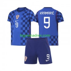 Dječji Gostujući Dres Hrvatska Andrej Kramaric 9 World Cup 2026 s Kratkih Rukava