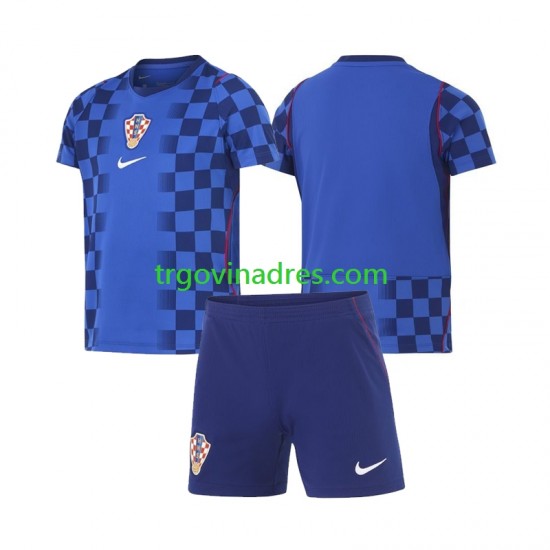 Dječji Gostujući Dres Hrvatska World Cup 2026 s Kratkih Rukava