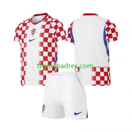 Dječji Domaći Dres Hrvatska World Cup 2026 s Kratkih Rukava